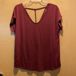 Papermoon Knit Top Red Small